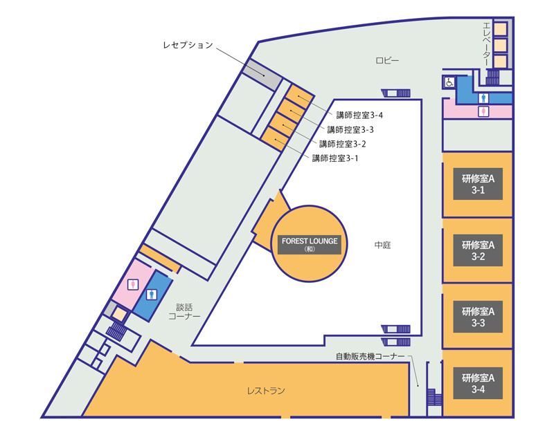 3階のフロア図